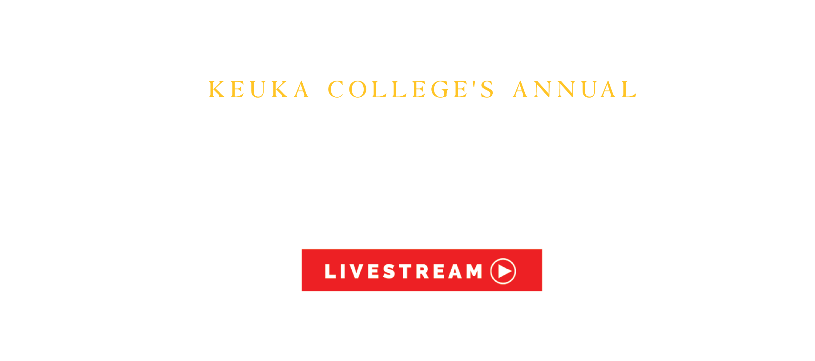 Keuka College's Annual Commencement Saturday, May 16, 2026 10 a.m. Livestream