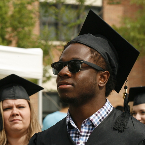 Jordan Porter-Lemon at Graduation 